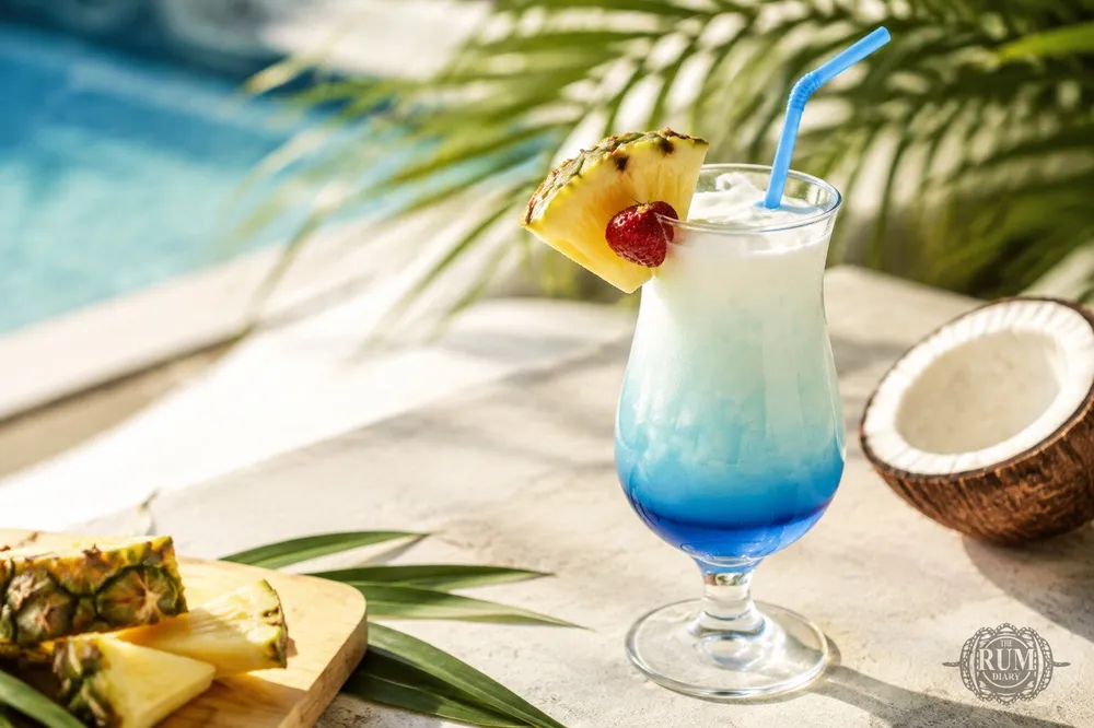 Pina Colada с Блю Кюрасао